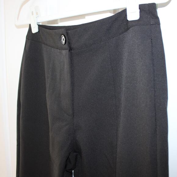 PRINCESS POLLY Kaylen Split Hem Flare Pants Black | 6 - Picture 3 of 9
